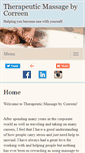 Mobile Screenshot of massagebycorreen.abmp.com