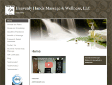 Tablet Screenshot of heavenlyhandsone.abmp.com