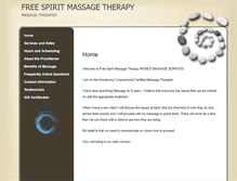 Tablet Screenshot of freespiritmassage.abmp.com