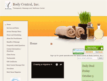 Tablet Screenshot of bodycentral.abmp.com