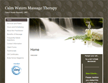 Tablet Screenshot of calmwatersmassagetherapy.abmp.com