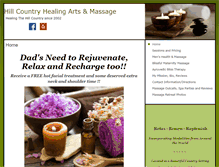 Tablet Screenshot of hillcountryhealingarts.abmp.com