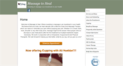 Desktop Screenshot of massagetoheal.abmp.com