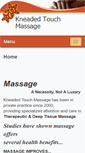 Mobile Screenshot of kneadedtouchmassage.abmp.com