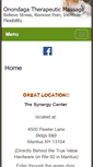 Mobile Screenshot of onondagatherapeuticmassage.abmp.com