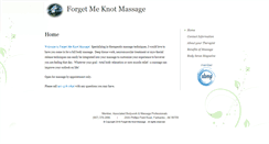 Desktop Screenshot of forgetmeknotmassage.abmp.com
