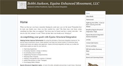 Desktop Screenshot of equineenhancedmovement.abmp.com