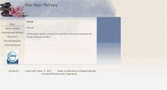 Desktop Screenshot of bluesagetherapy.abmp.com