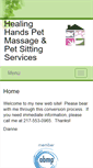 Mobile Screenshot of healinghandspetmassage.abmp.com