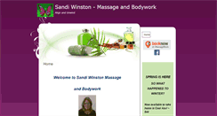 Desktop Screenshot of massagebysandi.abmp.com