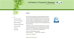 Desktop Screenshot of lifebalancetherapeuticmassage.abmp.com