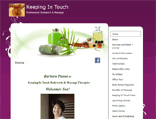 Tablet Screenshot of keepingintouch.abmp.com