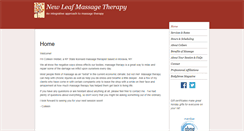 Desktop Screenshot of newleafmassagetherapy.abmp.com