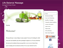 Tablet Screenshot of lifebalancemassage.abmp.com