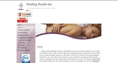 Desktop Screenshot of healing-hand.abmp.com