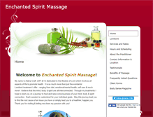 Tablet Screenshot of enchantedspiritmassage.abmp.com