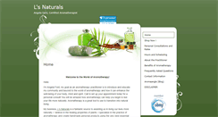 Desktop Screenshot of l-snaturals.abmp.com