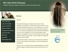 Tablet Screenshot of mile-highmobilemassage.abmp.com