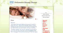 Desktop Screenshot of performancemassagetherapy.abmp.com