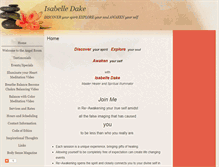 Tablet Screenshot of isabelledake.abmp.com