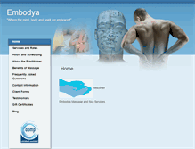 Tablet Screenshot of embodya.abmp.com