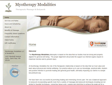 Tablet Screenshot of myotherapymodalities.abmp.com