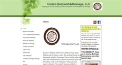 Desktop Screenshot of cedarsbodyworknmassage.abmp.com