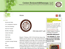 Tablet Screenshot of cedarsbodyworknmassage.abmp.com