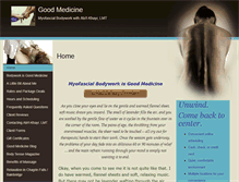 Tablet Screenshot of goodmedicine.abmp.com