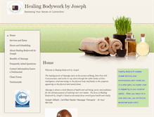 Tablet Screenshot of healingbodyworkbyjoseph.abmp.com