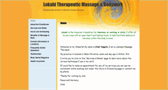 Desktop Screenshot of lokahimassage.abmp.com