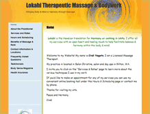 Tablet Screenshot of lokahimassage.abmp.com