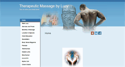 Desktop Screenshot of massagebylucy.abmp.com