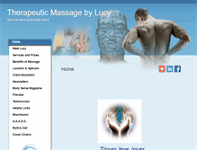 Tablet Screenshot of massagebylucy.abmp.com