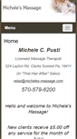 Mobile Screenshot of micheles-massage.abmp.com