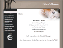 Tablet Screenshot of micheles-massage.abmp.com