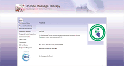 Desktop Screenshot of onsitemassagetherapy.abmp.com