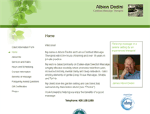 Tablet Screenshot of albiondedini.abmp.com