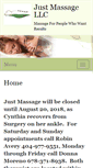 Mobile Screenshot of justmassagellc.abmp.com