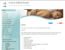 Tablet Screenshot of cotesgiftedtouch.abmp.com