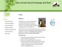 Tablet Screenshot of mgordonequimassage.abmp.com