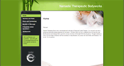 Desktop Screenshot of namastetherapy.abmp.com