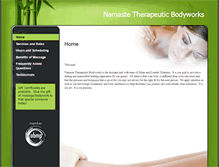 Tablet Screenshot of namastetherapy.abmp.com