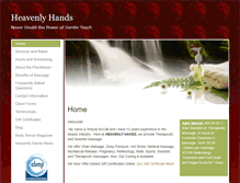 Tablet Screenshot of heavenlyhands.abmp.com