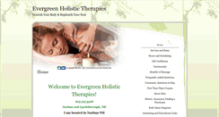 Desktop Screenshot of evergreenholistictherapies.abmp.com