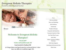 Tablet Screenshot of evergreenholistictherapies.abmp.com