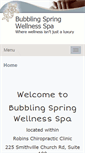 Mobile Screenshot of bubblingspring.abmp.com